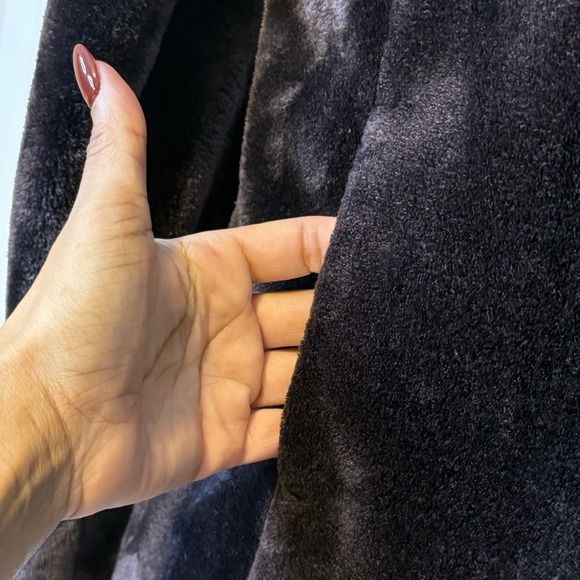 32 Degree Heat Deep Purple Plush Fleece Full Zip Women Jacket Coat Pockets Sz M - Picture 6 of 10